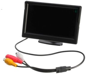 Монитор автомобильный 4,3" универсальный на ножке